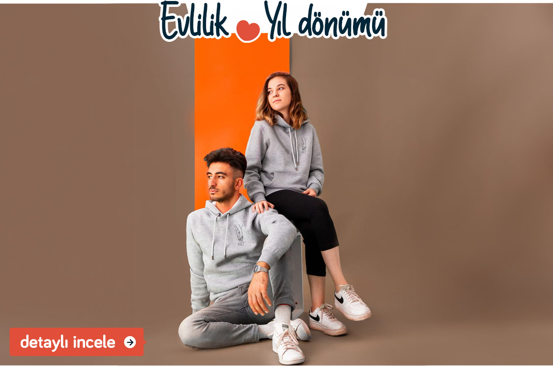 evlilik yıldönümü hediyesi sweatshirt