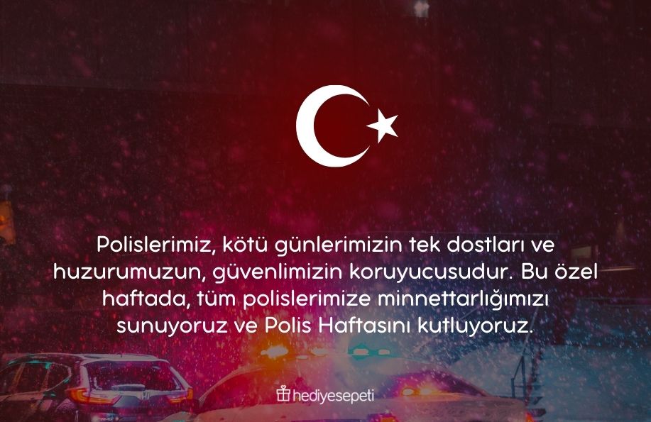 polis haftası ile ilgili sözler