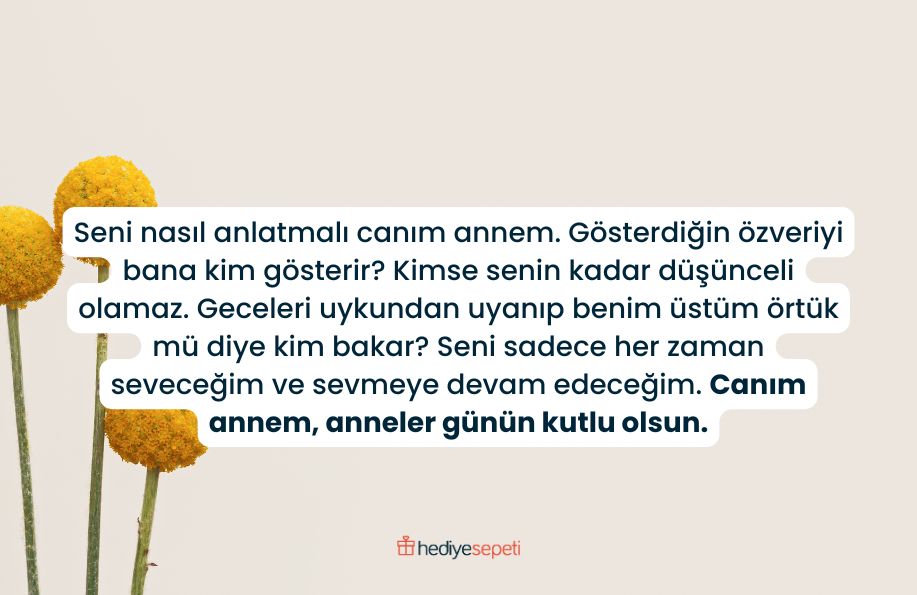 uzun anneler gunu sozleri