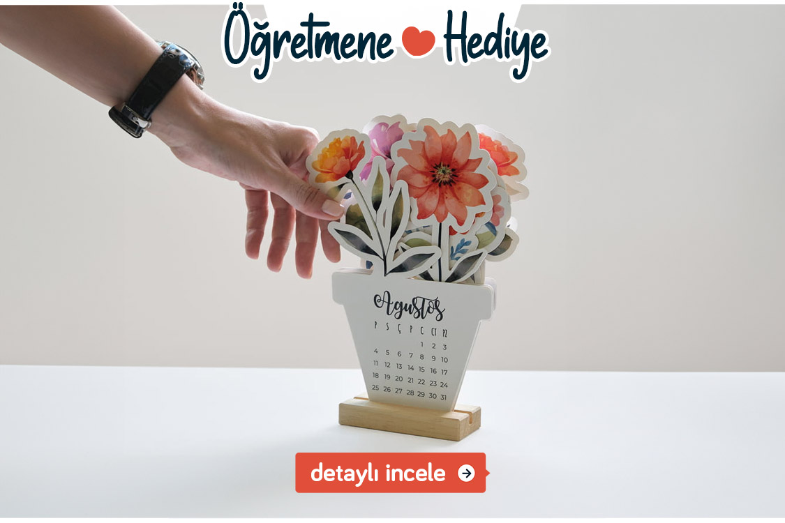 öğretmen sevgilim için hediye