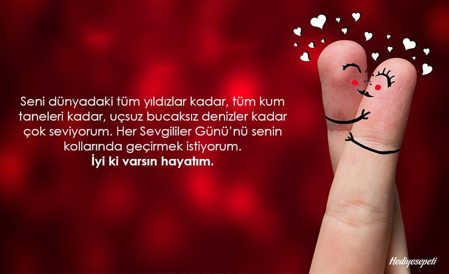 sevgililer günü mesajları