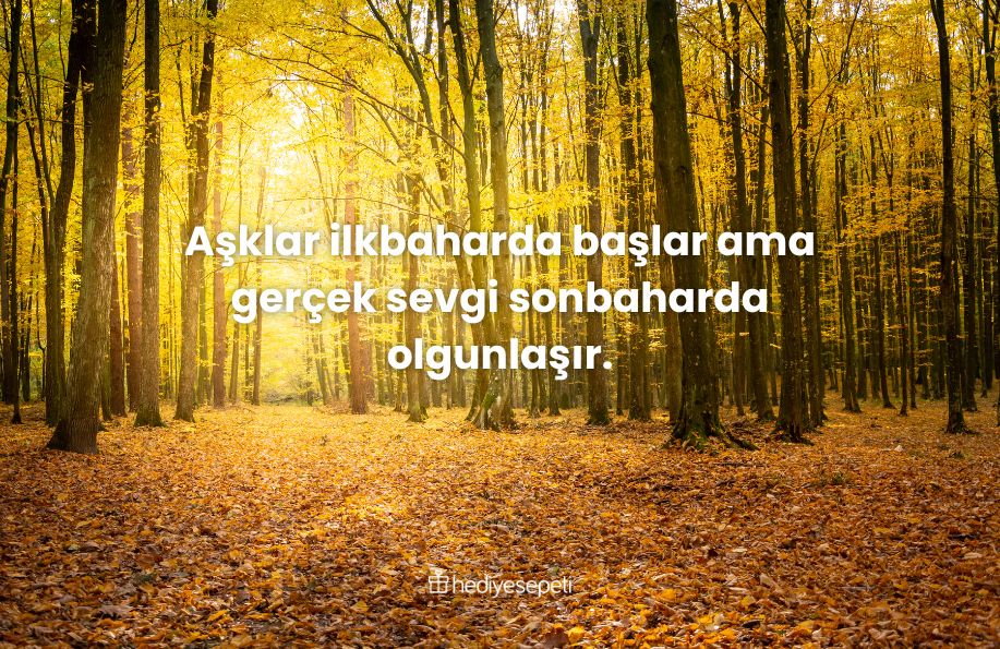 sonbahar ilgili sozler