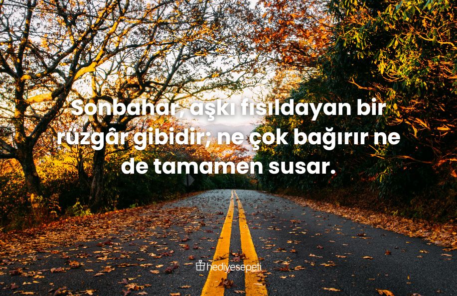 sonbaharla ilgili guzel sozler