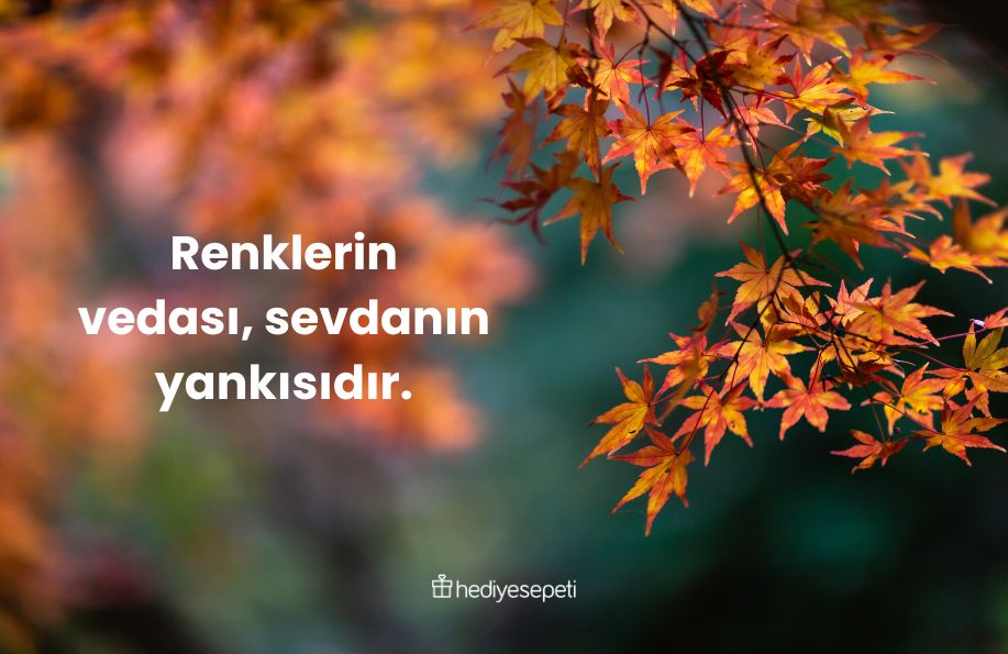 sonbaharla ilgili sozler